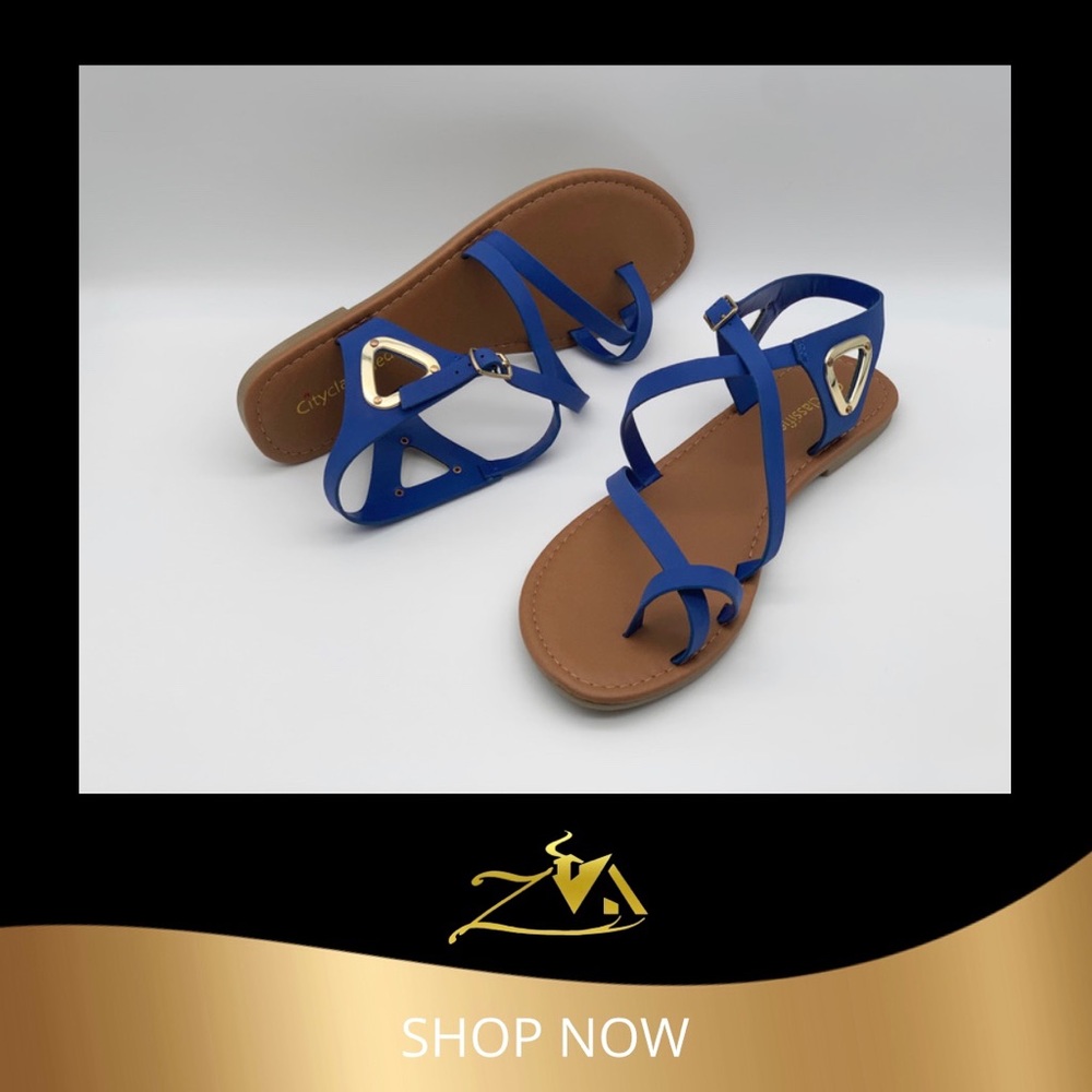 Women’s Flat Open Toe Criss-Cross Sandals